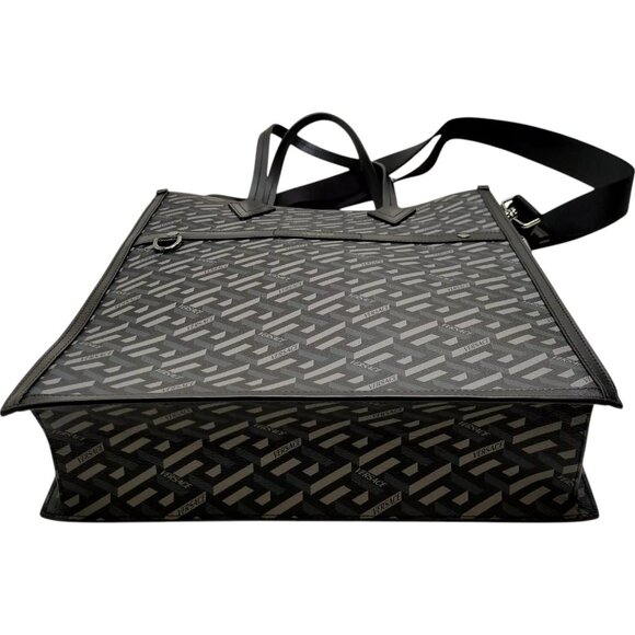 459384BH (X6) Versace Crossbody Bag Black PVC - Picture 4 of 9